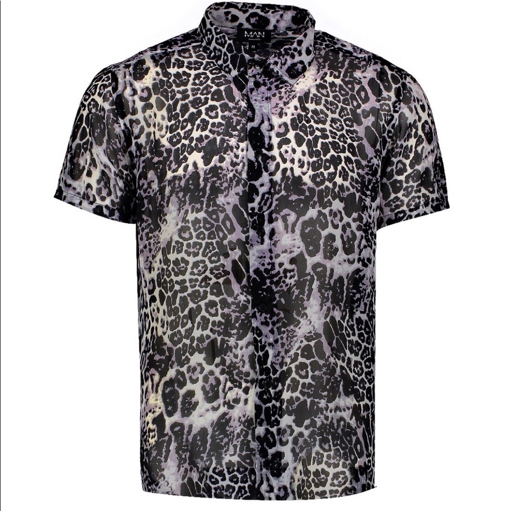 New, BooHooMan. Short Sleeve Shirt, medium